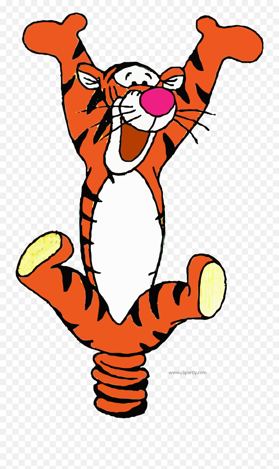 Free Tigger Png Download Free Clip Art - Cartoon Tigger From Winnie The Pooh Emoji,Tigger Emoji