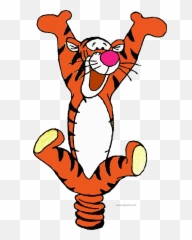 Free Tigger Png Download Free Clip Art - Cartoon Tigger From Winnie The Pooh Emoji,Tigger Emoji