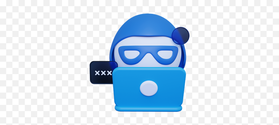 Premium Hacker 3d Illustration Download In Png Obj Or Blend Emoji,Hacker Emoji