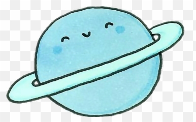 Galaxy Clipart Saturn - Cute Planet Clipart Transparent Emoji,Saturn Emoji