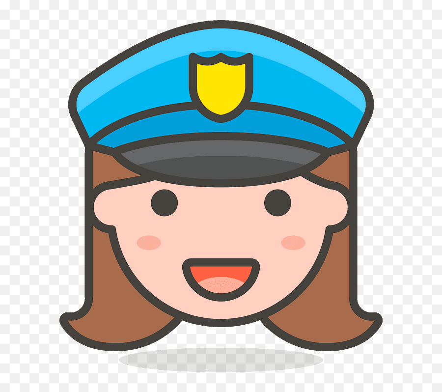 Woman Police Officer Emoji Clipart - Office Worker Icon Png,Cop Emoji