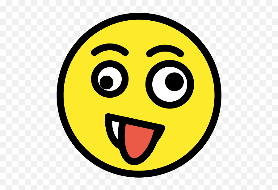 Zany Face Emoji - Emoji,Unicode Emoji