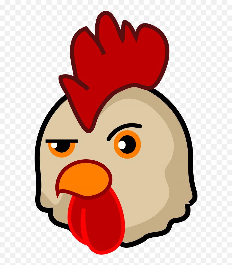 Chicken Icon Png - Icon Ayam Png Chicken Head Png Clipart Cartoon Chicken Head Png Emoji,Emoticon Chicken Little