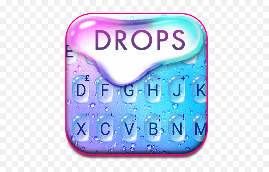 Colorful Raindrops Water Keyboard Theme - Apps On Google Play Clrful Water Emoji,Lol Emoji On Keyboard
