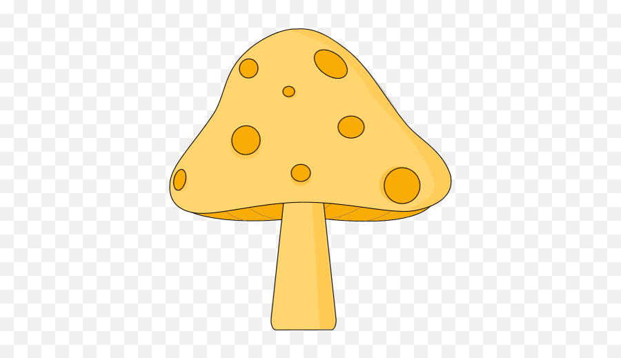 Mushroom Clip Art - Mushroom Images Yellow Mushroom Clipart Emoji,Mushrooms Emoji