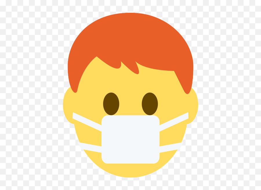 Emoji Face Mashup Bot On Twitter U200d Man Red Hair - Happy,Facemask Emoji