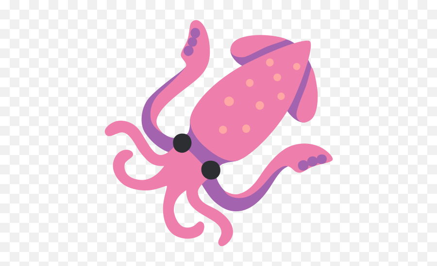 Squid Emoji - Squid Clipart,Giant Heart Emoji