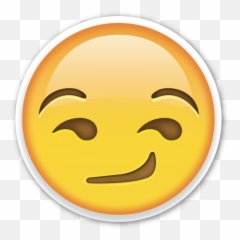 Transparents First Emoji Pack - Transparent Background Smirk Emoji,Like Emoji