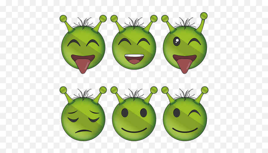 Alien Emoji Emoticon Icon Emotion - Alien Happy Emoji Faces,Space Invader Emoji