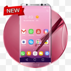 Theme Samsung Galaxy S8 Lancher 10 Apk Download - Theme Camera Phone Emoji,How To Add Emojis To Keyboard Galaxy S5