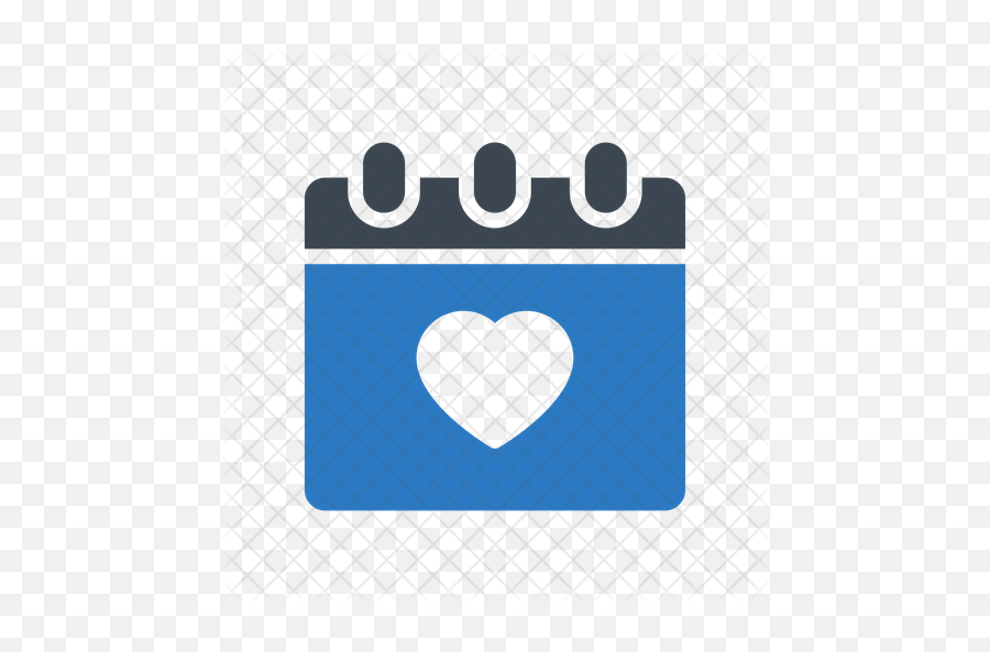 Valentine Calendar Icon - Vertical Emoji,Add Emoji On Google Calendar