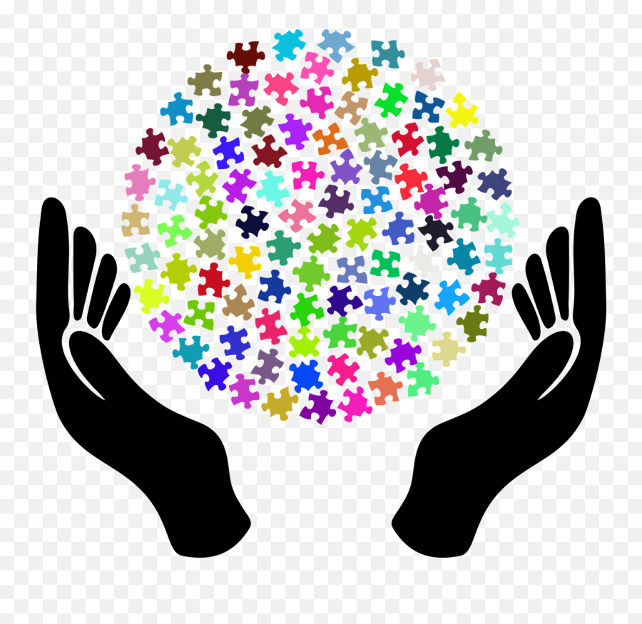 Autism Awareness Colors - Clipart Embracing Emoji,Autism Awareness Emojis