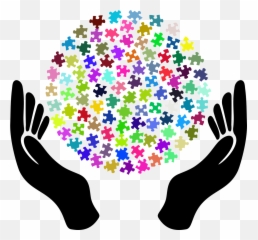 Autism Awareness Colors - Clipart Embracing Emoji,Autism Awareness Emojis