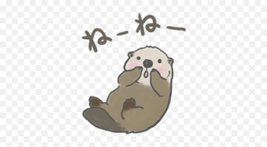 Stickers Cloud - Sea Otter Emoji,Emoticon Sea Otter
