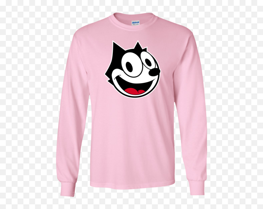 Cartoon Cat Felix Crazy Kat Funny - Alpha Kappa Alpha Sweater Pink Emoji,Single Lady Emoticon