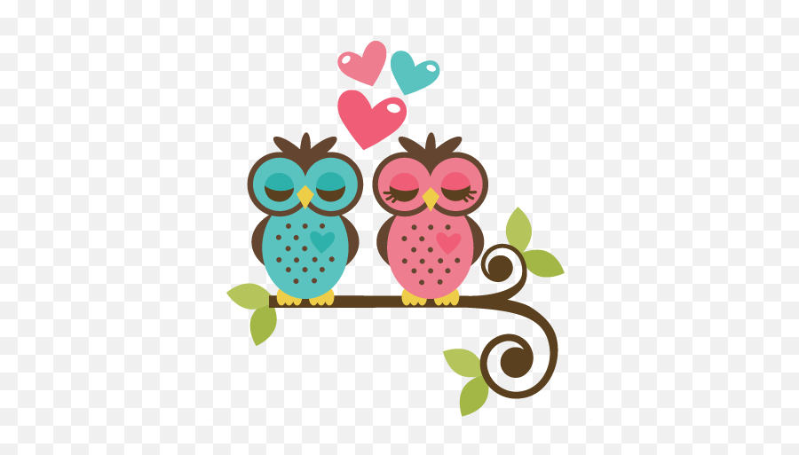 Owl Love Clipart Transparent Png Image - Owls Love Emoji,Pictures Of Cute Emojis Of Alot Of Owls