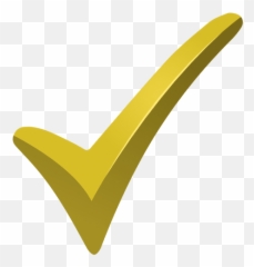 Yellow Check Mark - Transparent Png U0026 Svg Vector File Check Mark Png Yellow Emoji,Twitter Verified Check Mark Emoticon Color