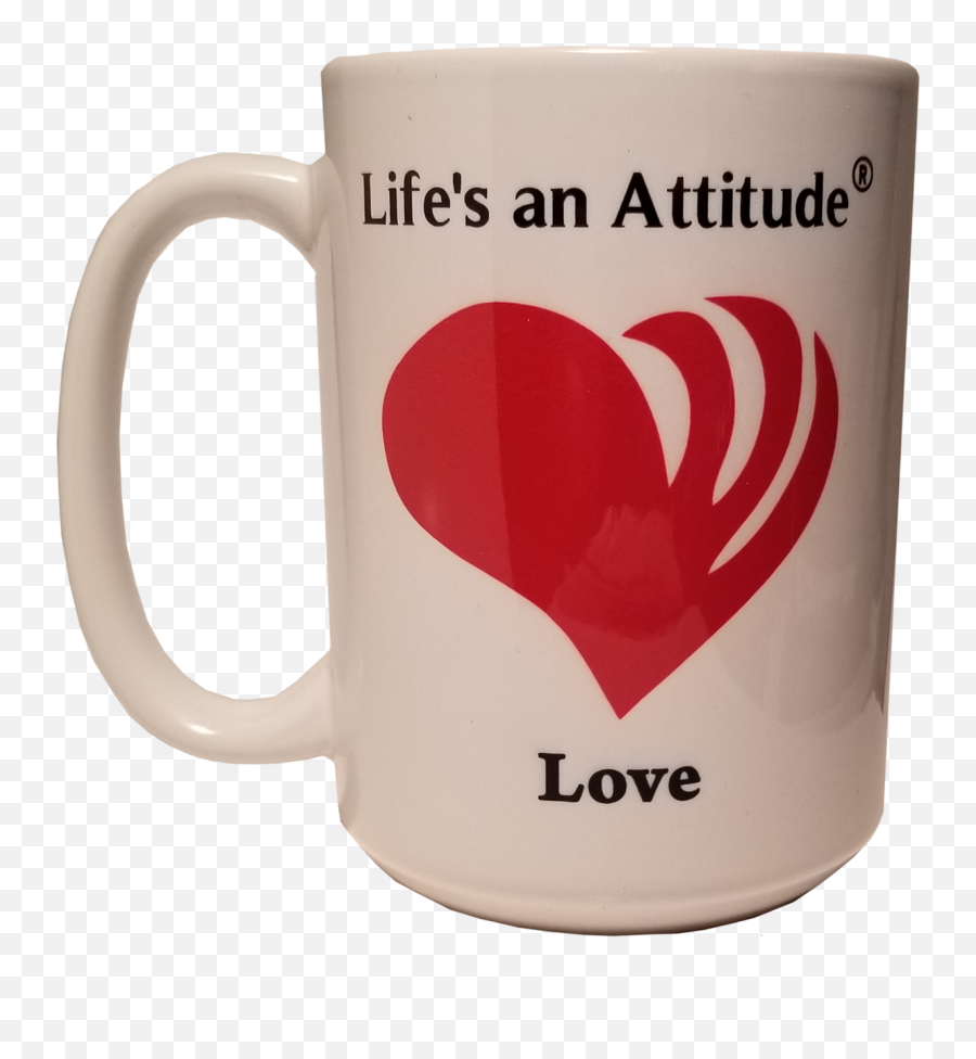 Lifes An Attitude Love Coffee Mug Emoji,Emoticon With Attitude