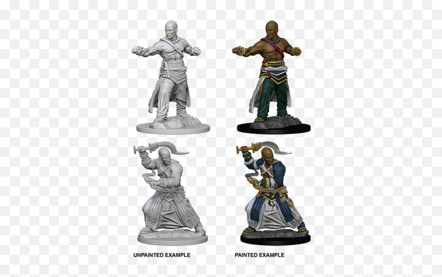 Human Male Monk - Human Monk Miniature Emoji,Emotion Monk Statue