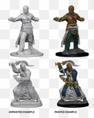 Human Male Monk - Human Monk Miniature Emoji,Emotion Monk Statue