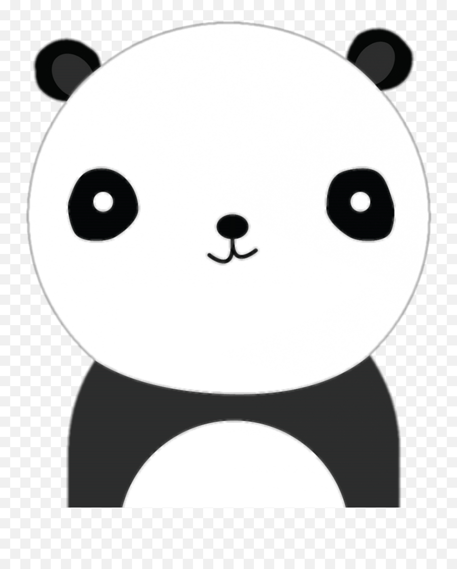 Oneplus 6 Panda Cover Clipart - Love Cute Black And White Emoji,Tumblr Emoji Wallpaper
