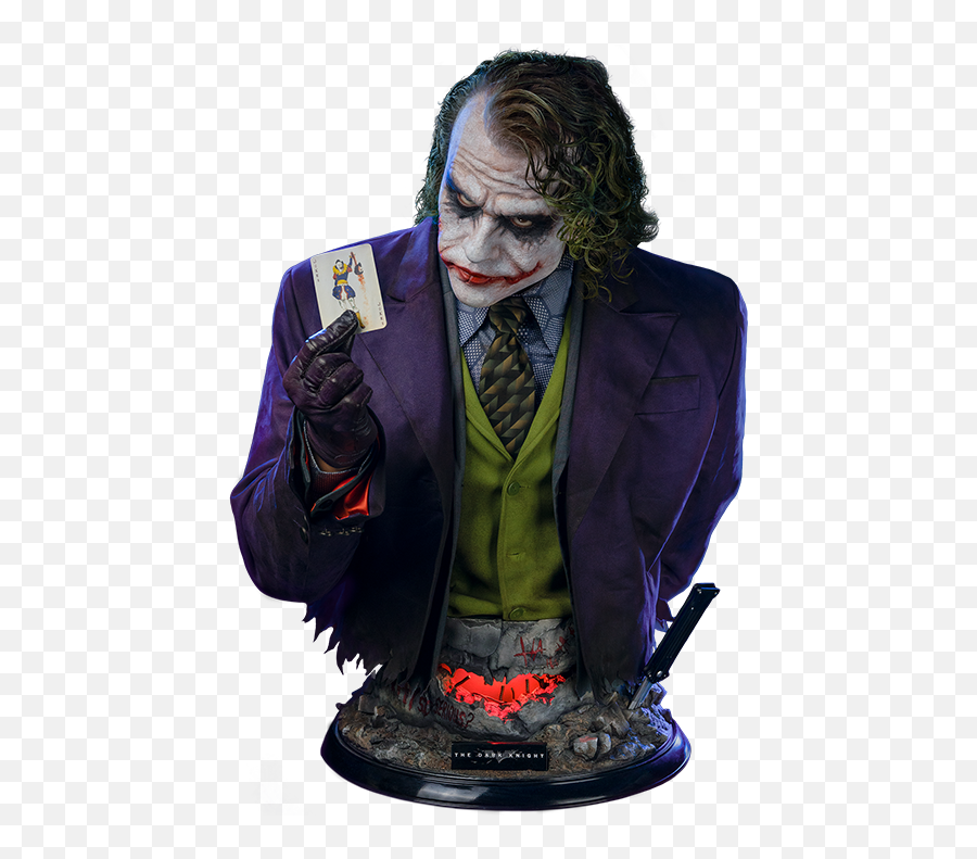 The Dark Life - Joker The Dark Knight Bust Emoji,Joker Little Emotions Knife