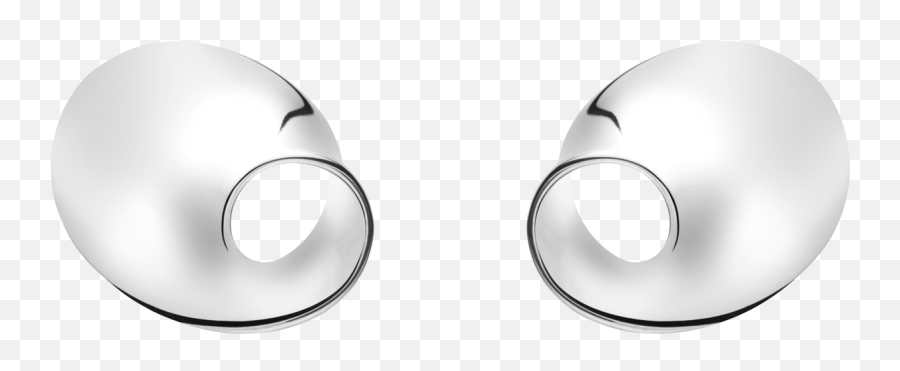 Möbius Sterling Silver Ear Clips For - Dot Emoji,Sterling Silver Emoji Jewellery