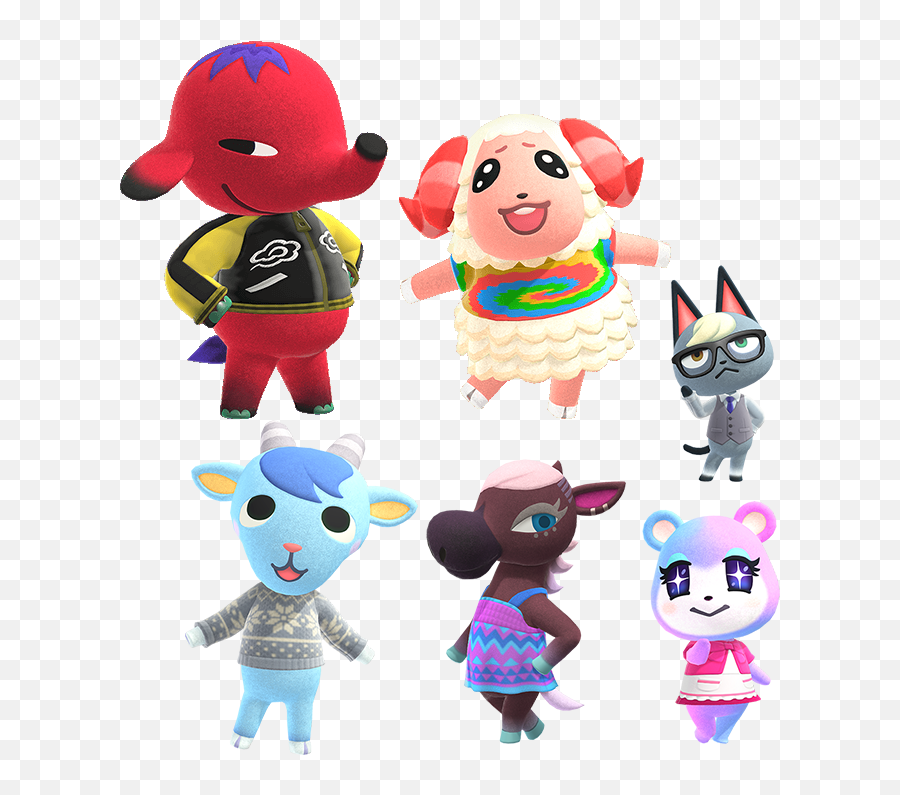 Renders Of New Villagers From Japanese New Horizons Site - Acnh New Villagers Emoji,Animal Crossing Curiousity Emotion