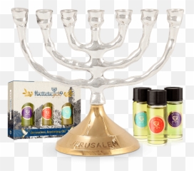 Menorah - Christian Menorah Emoji,Chanukah Menorah Emoticon