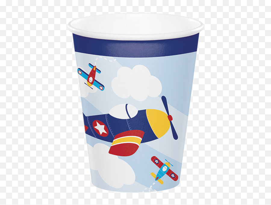 Airplane Birthday Party Supplies Party - Airplane Emoji,Emoji Party Cups