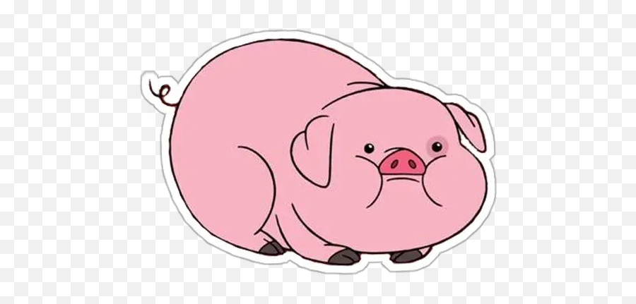 Pig Sticker Pack - Stickers Cloud Emoji,Cute Pictures Of Cartoon Emotions Of Pigs
