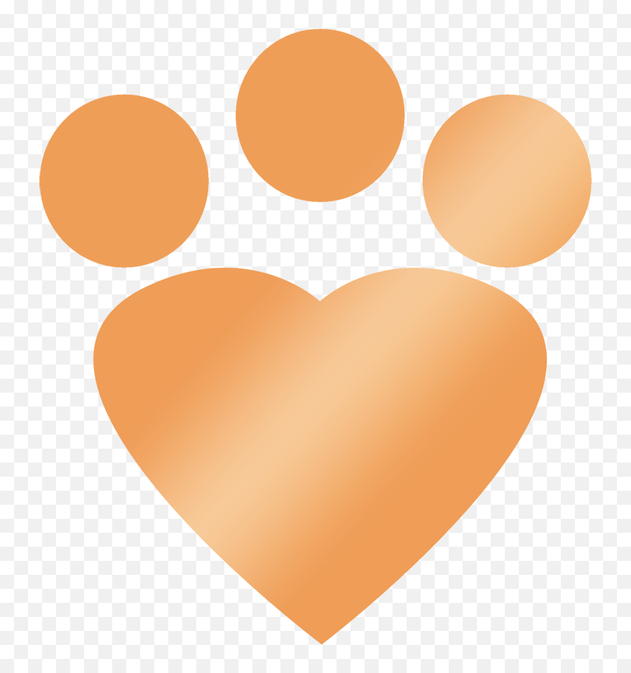Gold Heart Paw Print - Simba Paw Prints Transparent Girly Emoji,Paw Prints Emoji