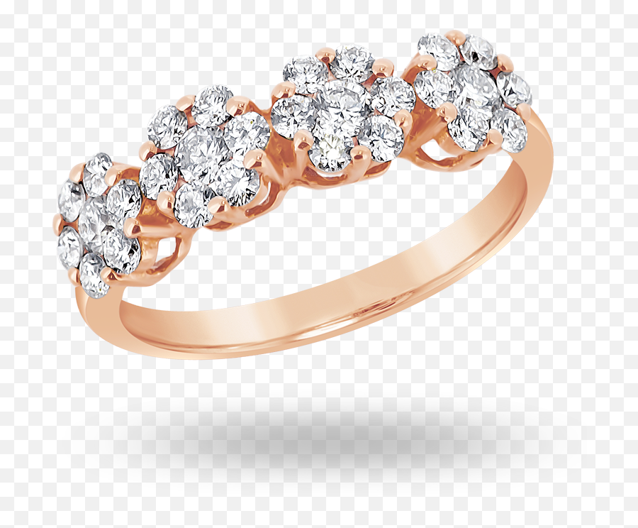 Product Emoji,Emotions Cubic Zirconia 10k Gold Heart Ring - Made With Swarovski Zirconia