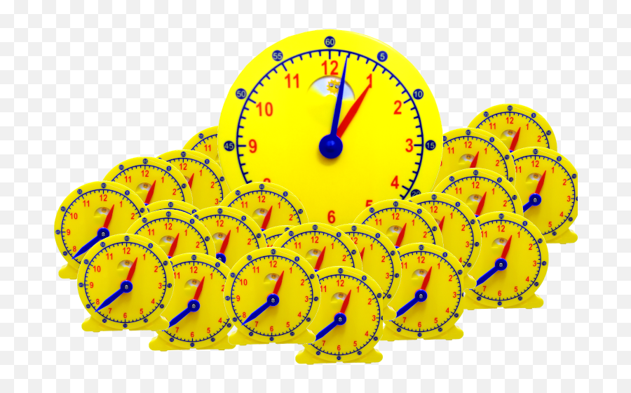 Day - Night Geared Clock Classroom Set Learningstore Singapore Emoji,Emotion Clock For Autism