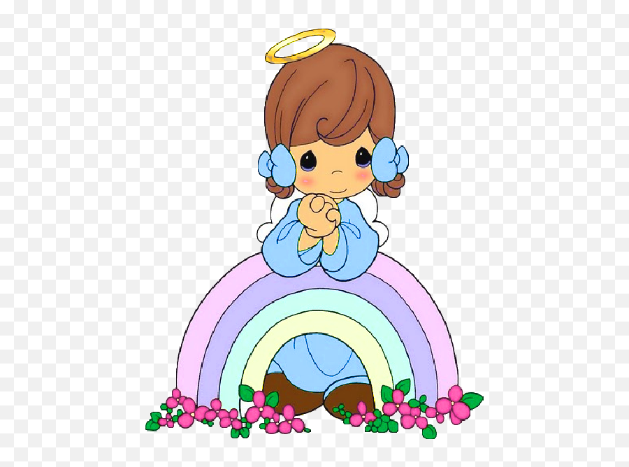 Precious Moments Png Angel - Clip Art Library Emoji,Angel Emoticon Withtext