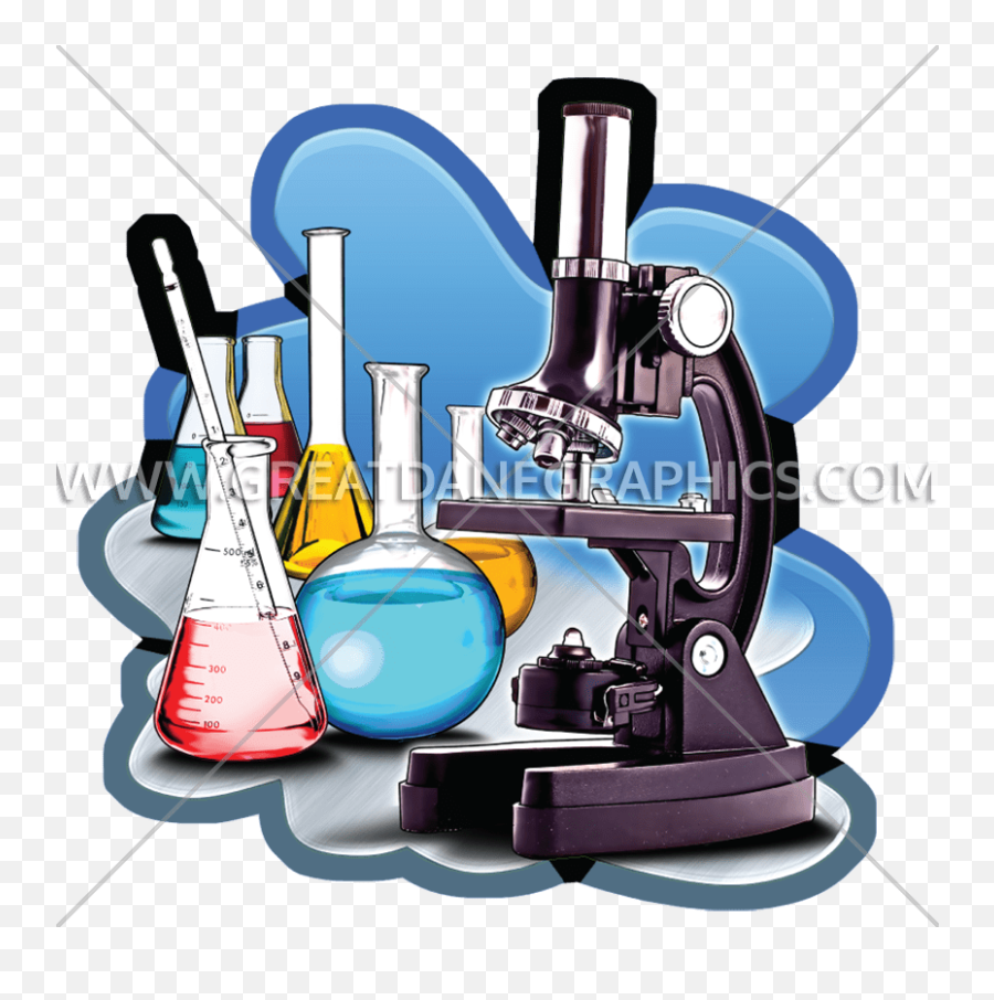 Microscope Production Ready Artwork For T - Shirt Printing Emoji,Scientsit Emoji