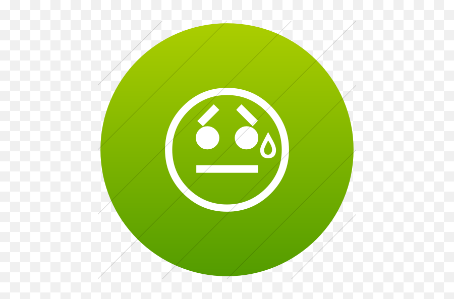 Classic Emoticons Face With Cold Sweat Icon - Dot Emoji,Cold Emoticons