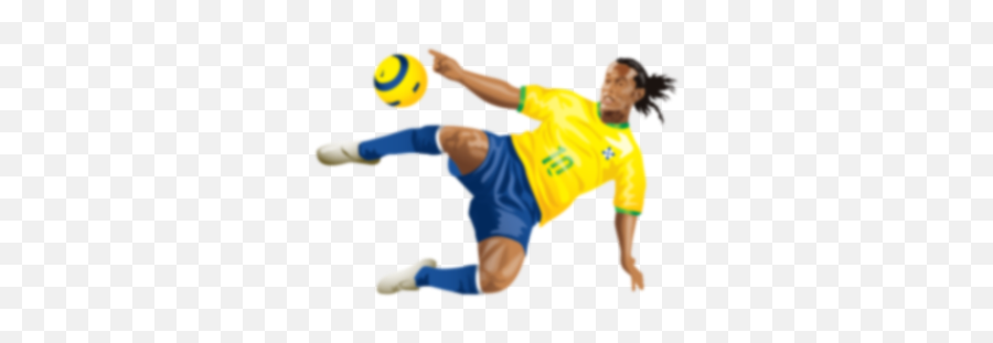Emojinho By Ronaldinho U2013 Official Emoji App U2013 Emojinho Por - Player,Kick Emoji