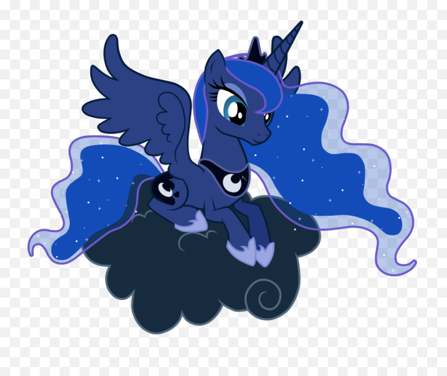 Lunau0027s Mane From S1 - S2 What Happened Mlpfim Canon Luna Mlp Transparent Png Emoji,Guess The Emoji Moon Calendar