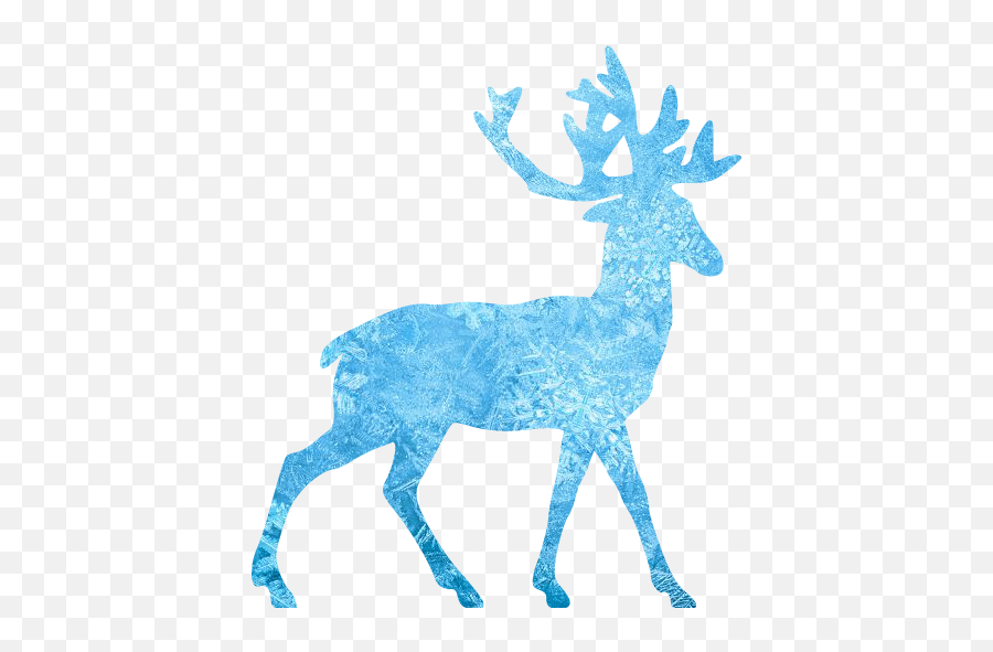 Ice Deer Icon - Deer Pictogram Emoji,Deer Emoticon Facebook