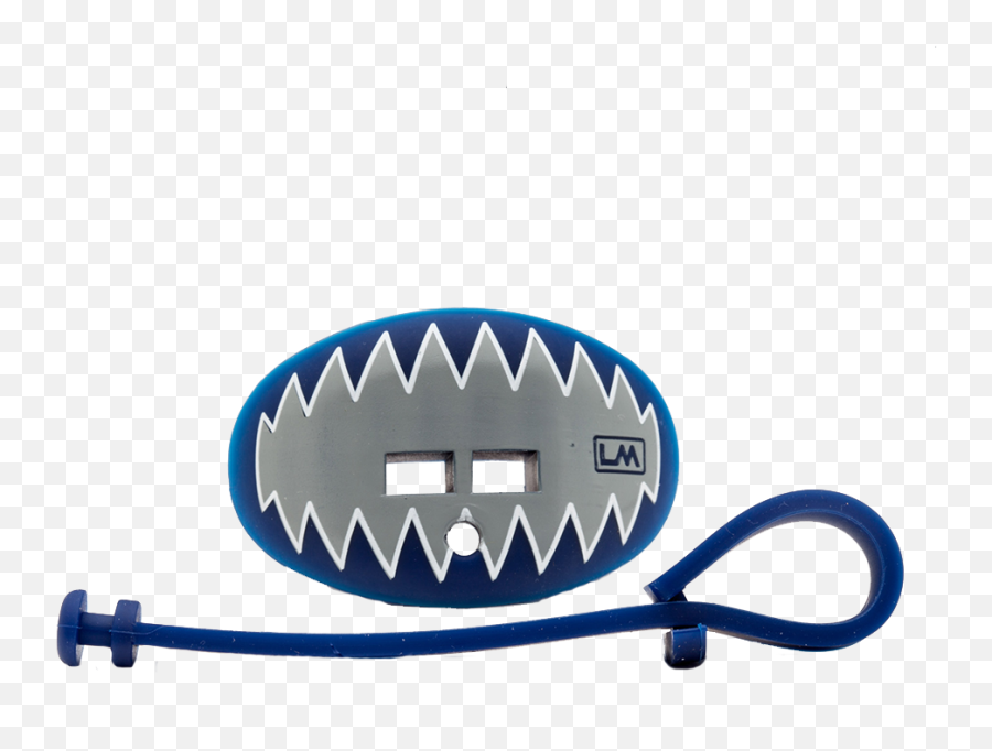 Loudmouthguards Shark Teeth Bronco Navy - Clip Art Emoji,San Jose Sharks Emoji