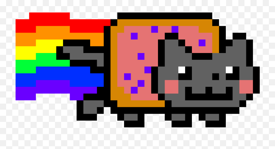 Magemasteru0027s Gallery - Pixilart Nyan Cat 8 Bit Emoji,Gasp Emoji