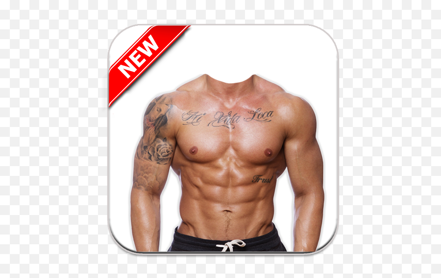 Pack Abs Maker - Muscle Man Emoji,Body Building Emoji
