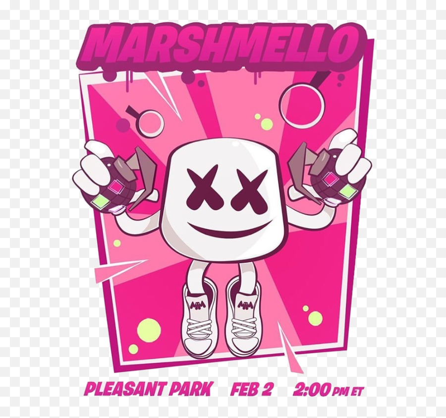 The Most Edited Marshmallow Picsart - Showtime Poster Marshmello Fortnite Poster Emoji,Marshmello Face Emoticon