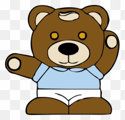Teddy Bear Gif Clipart - Clip Art Library Animation Teddy Bear Gif Emoji,Cartoon Bear Emotions