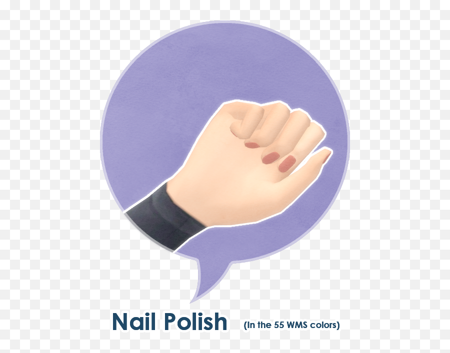 Sims 4 Nails - Sims 4 Nail Polish Maxis Match Emoji,The Sims 4 Emotions Colors