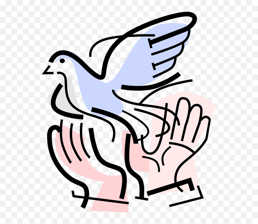 Hands Release Symbolic Dove Clipart - Portable Network Graphics Emoji,Drake Praying Hands Emoji