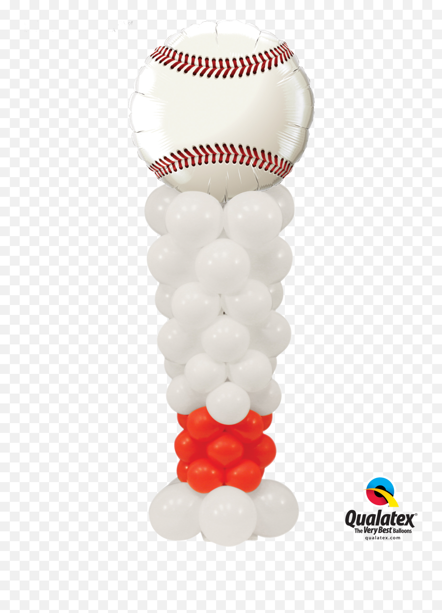 Baseball Bat Balloon Column Transparent - Baseball Balloon Columns Emoji,Balloon Column Emoji