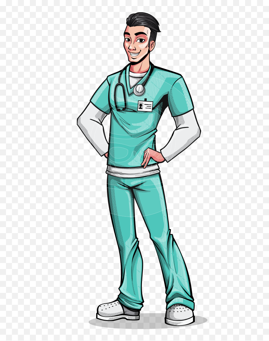 Pin - Nurse Cartoon Images Male Emoji,Male Face Pose Emotion