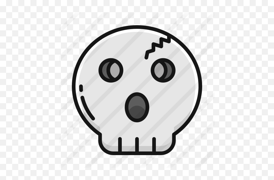 Skull Outline - Exo Xoxo Emoji,Skull Emoticon Text Outlines
